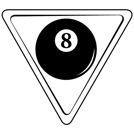 Sticker triangle de billard